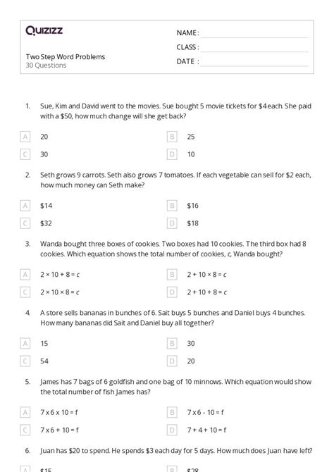 Image result for Word Problems 2 Step Problems Solving