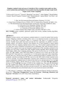 Mapping cropland extent and areas of Australia at 30-m resolution using ...