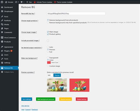 Remove products background for WooCommerce