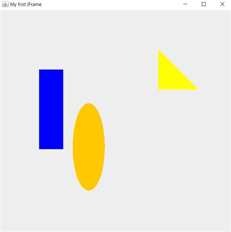 Create Shapes in Java 的图像结果