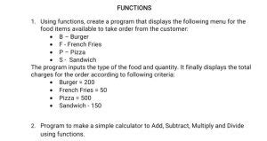 Image result for Menu-Driven C++ Calculator Program