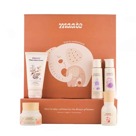 Buy Maate Baby skincare Wellness Box For Baby Hair & Buttery Soft Baby ...