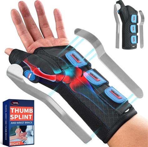 Amazon.com: FEATOL Wrist Brace With Thumb Support for Dequervains Tendonitis-Thumb Brace for ...