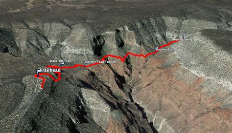 Hike Hermit Trail to Dripping Springs