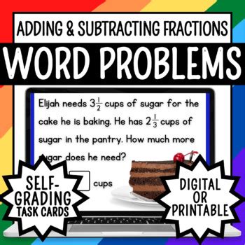 Image result for Signal Word in Adding Fraction Word Problem