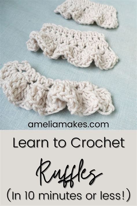 Crochet Ruffles Tutorial 的图像结果