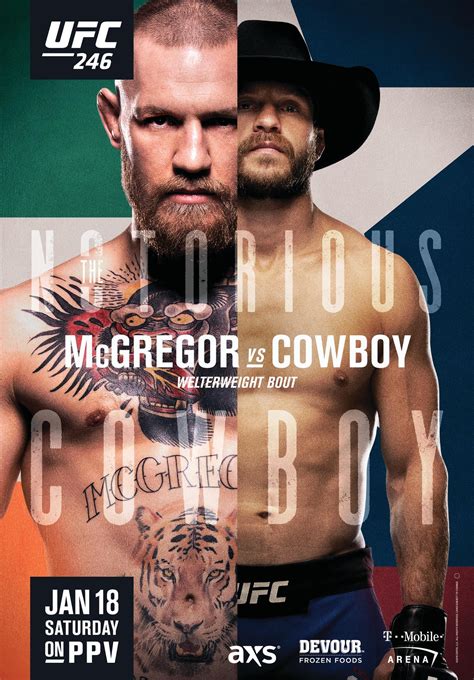 UFC 246 Poster December 30, 2019 MMA Photo