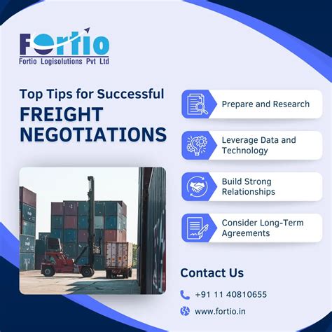Mastering Freight Negotiations: Top Tips by Fortio Logisolutions in Delhi