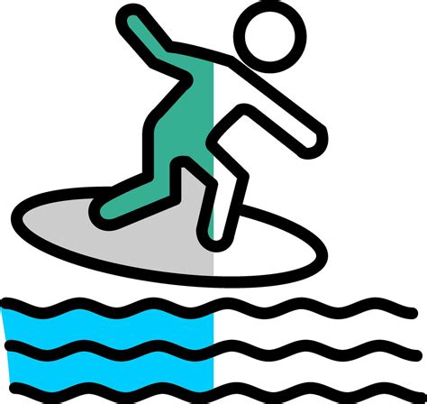 Surfing Vector Icon Design 25633983 Vector Art at Vecteezy