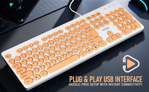 Amazon.in: Buy Intex Classy Wired Keyboard with 8 Million Keystrocks ...