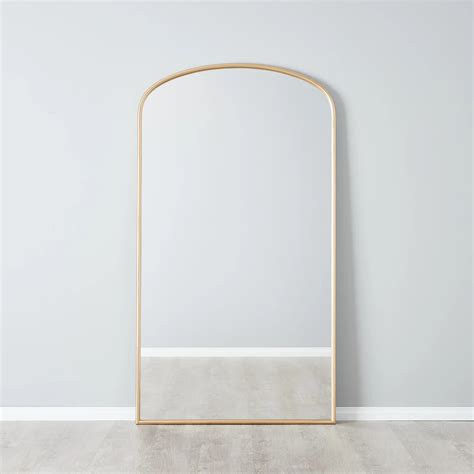 Olsen Gold Arched Floor Mirror | Koala Living