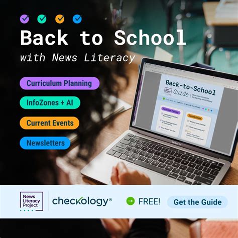 Learn news literacy with Back to School | The News Literacy Project ...