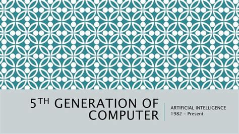 Image result for 5th Generation of Computer History