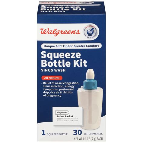Walgreens Squeeze Bottle Kit Sinus Wash | Walgreens