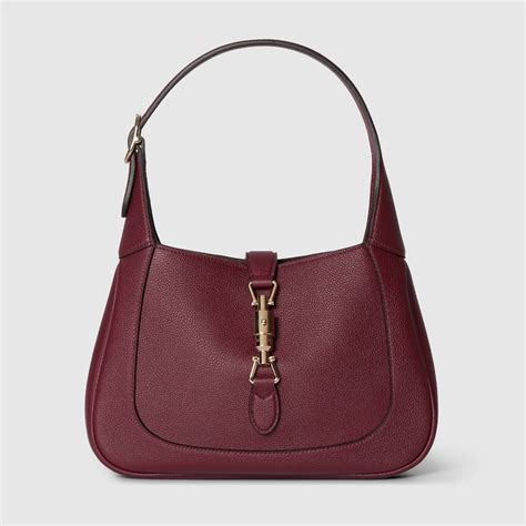 Gucci Jackie 1961 medium bag in Rosso Ancora red leather | GUCCI® US