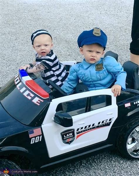 Police Officer and Prisoner Costume | Coolest Halloween Costumes