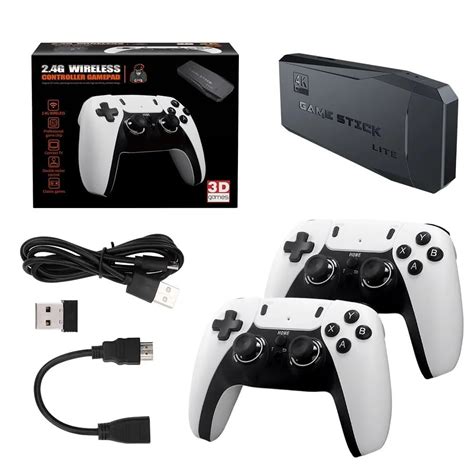 BOUGYR Wireless Video Games for TV With 10 Emulators, 24000+ Games, 2 ...