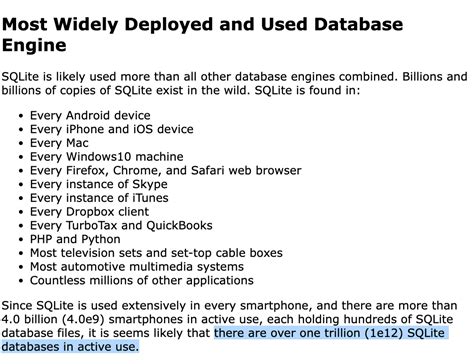 Image result for SQLite Advantages