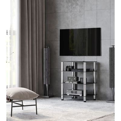 FITUEYES AV Component 4-Tier Media Stand Audio Rack India | Ubuy