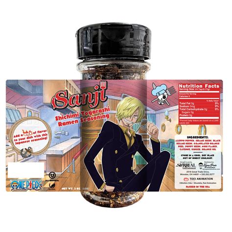 Snapklik.com : One Piece Sanji Shichimi Togarashi Spicy Ramen Seasoning ...
