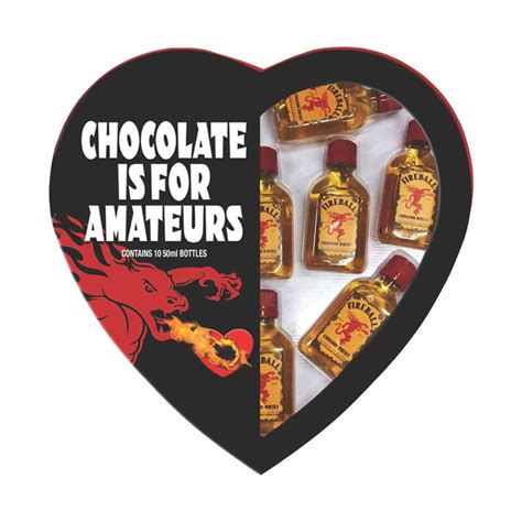 Fireball Cinnamon Valentine Whisky with 10 Mini Bottles