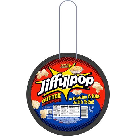 Jiffy Pop Butter-Flavored Popcorn, 4.5 oz (Pack of 6) - Walmart ...