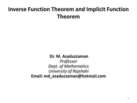 Image result for Inverse Function Theorem Examples
