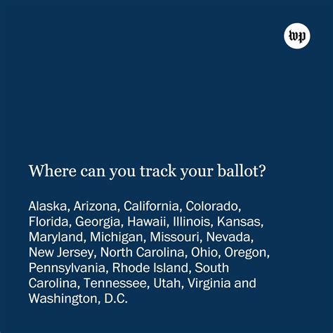 You can now track your ballot online in half of states / Twitter