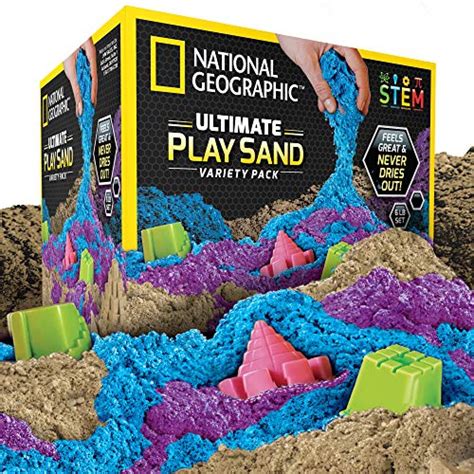 National Geographic Kinetic Sand Kit - 6lb Variety STEM Set - Yinz Buy