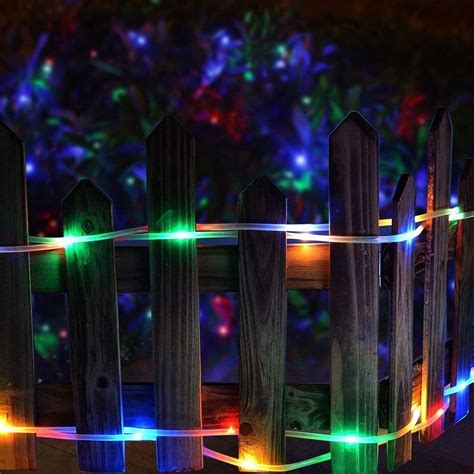 7m 50LED Outdoor LED Solar Tube Rope Fairy Light Waterproof Christmas ...