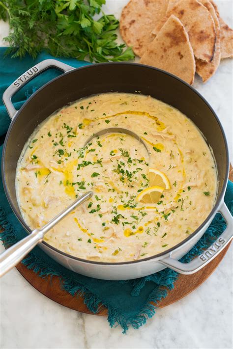 Avgolemono Soup (Greek Lemon Chicken Soup) - Cooking Classy