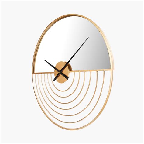 Buy Casablanca Glass Wall Clock With Mirror - 60cm from Home Centre at ...