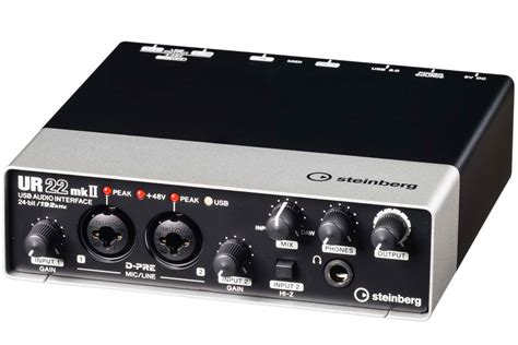 Steinberg UR22MKII 2-Channel USB Interface : Steinberg Software: Amazon ...
