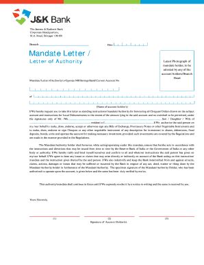 Exclusive Mandate Letter Format - Fill and Sign Printable Template Online