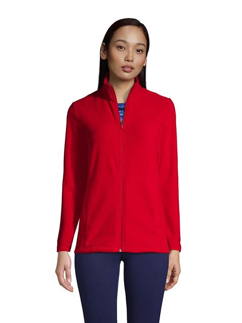 Lands' End Women's Fleece Full Zip Jacket - Walmart.com