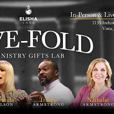 Five-Fold Ministry Gifts Lab in San Diego, CA + Livestream, Elisha ...