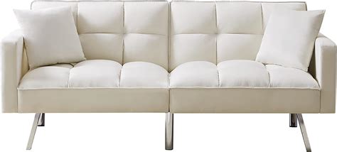 Buy Plococo Convertible Sofa Bed,Velvet Upholstered Modern Sofa Bed ...