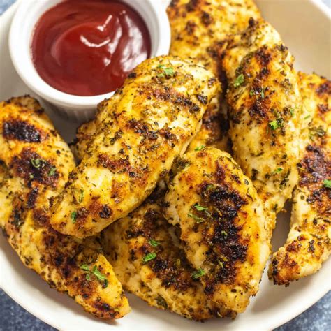 Air Fryer Grilled Chicken Tenders
