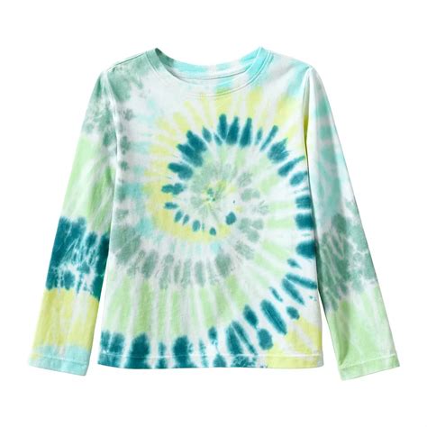 Kids 2-20 Lands' End Long Sleeve Tie Dye Tee