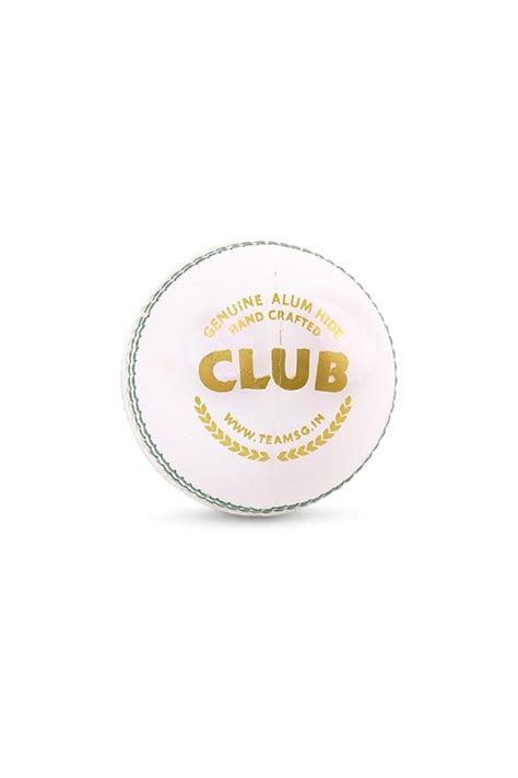 SG Cricket Balls Club White - Leather – RAK Store