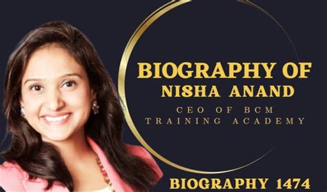 Biography of Nisha Anand: Founder and CEO of BCM Training Academy