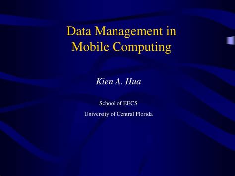 Image result for Data Management in Mobile Computing