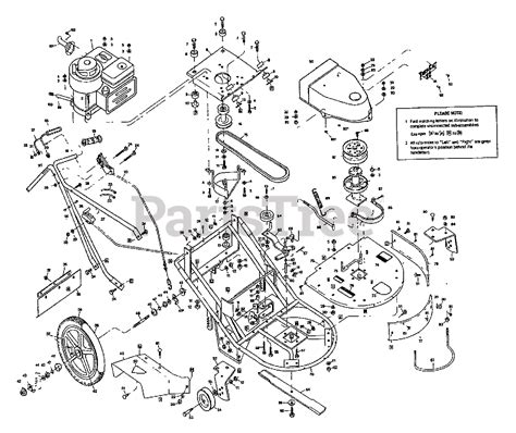 Troy-Bilt 11362 - Troy-Bilt Tuff-Cut II 22" Walk-Behind Mower, 5hp MAIN ...