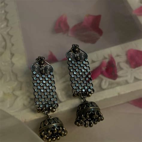 Buy Ethnic & Antique Pure Silver Jewellry Online in India- Gulaal Jewels