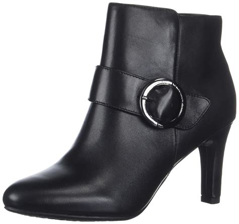 Buy Bandolino Women's LANARO Ankle Boot, Black Leather, 5.5 M US at ...