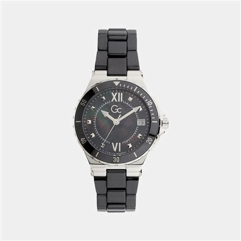 GC Women Quartz Black Dial Analog Ceramic Watch Y42002L2MF – Just In Time