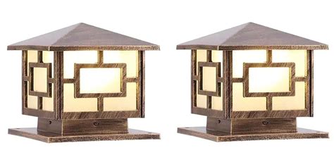 ATHARV DECOR Gate Light Design Aluminium Casting Water Proof Gate lamp ...