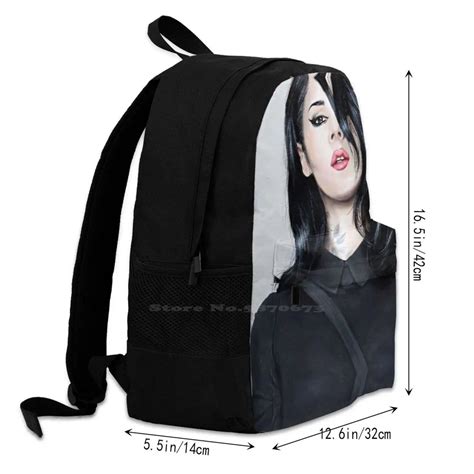 Kat Von D Portrait Student Backpack Laptop Travel Bag – CRAZE