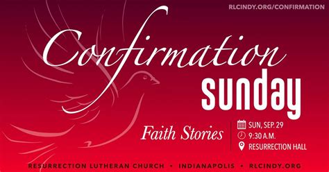 Confirmation Sunday and Faith Stories, Resurrection Lutheran Church ...