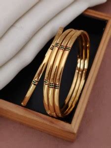 GotiCreation Alloy Gold-plated Bangle Price in India - Buy GotiCreation ...